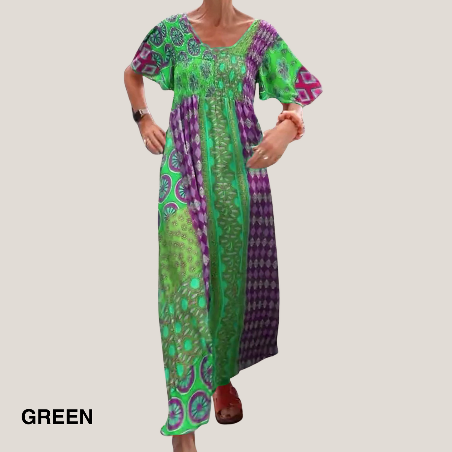 Judith | Women's Elegant Paisley Midi Dress – Midi, Elegant