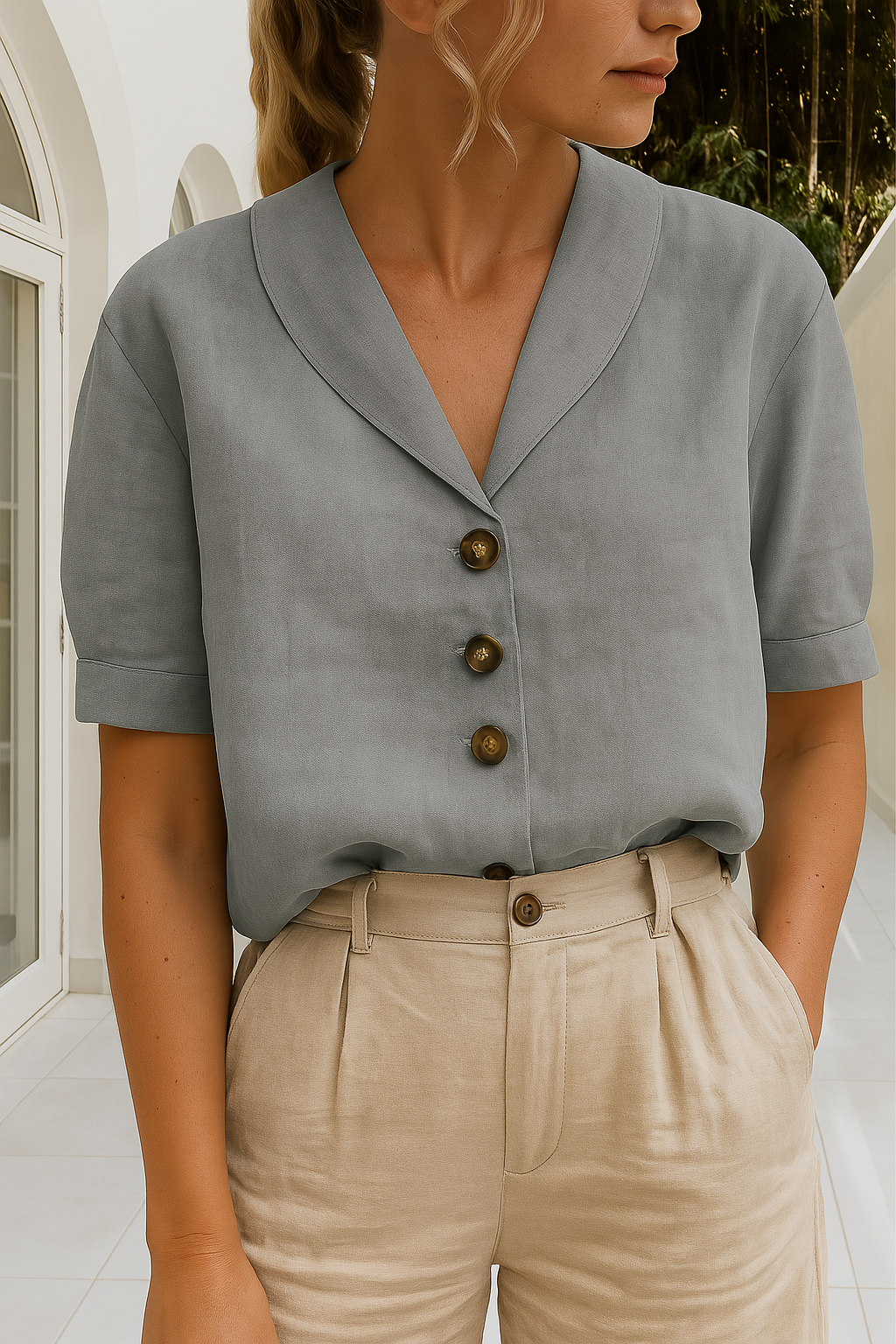 Roxy | Women's Elegant Blouse – Elegant, Casual