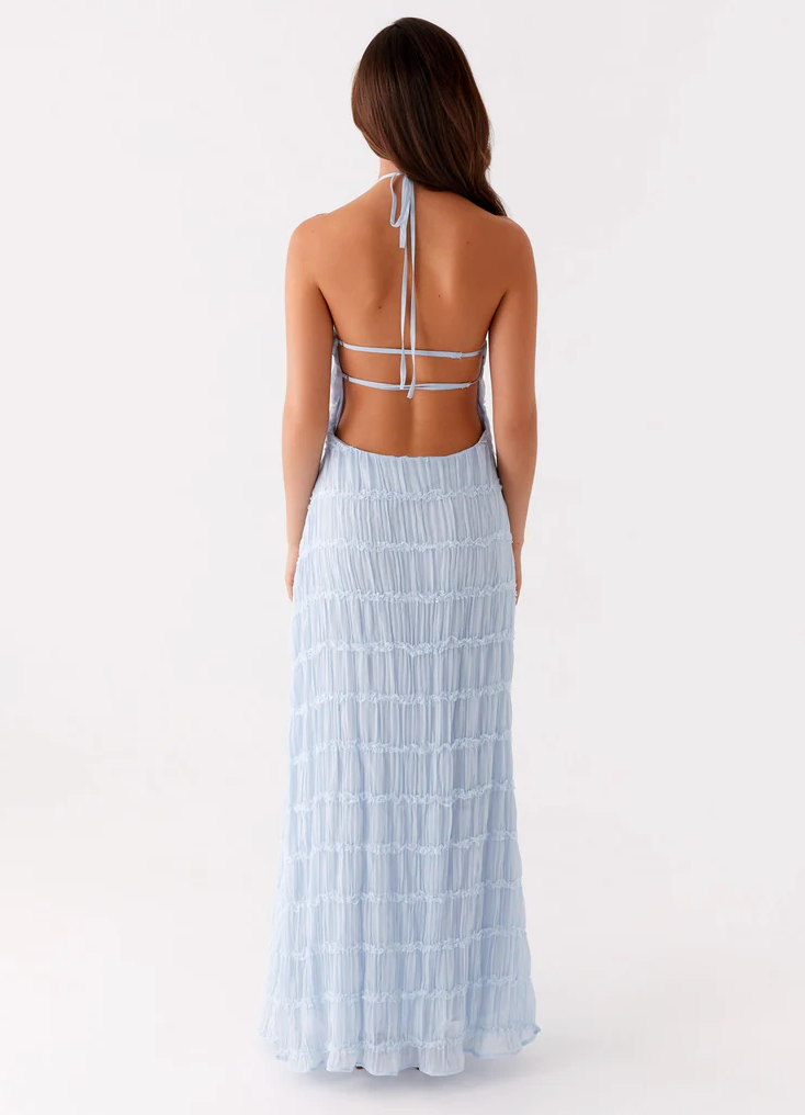 Charmaine | Women's Elegant Halter Maxi Dress – Maxi, Elegant