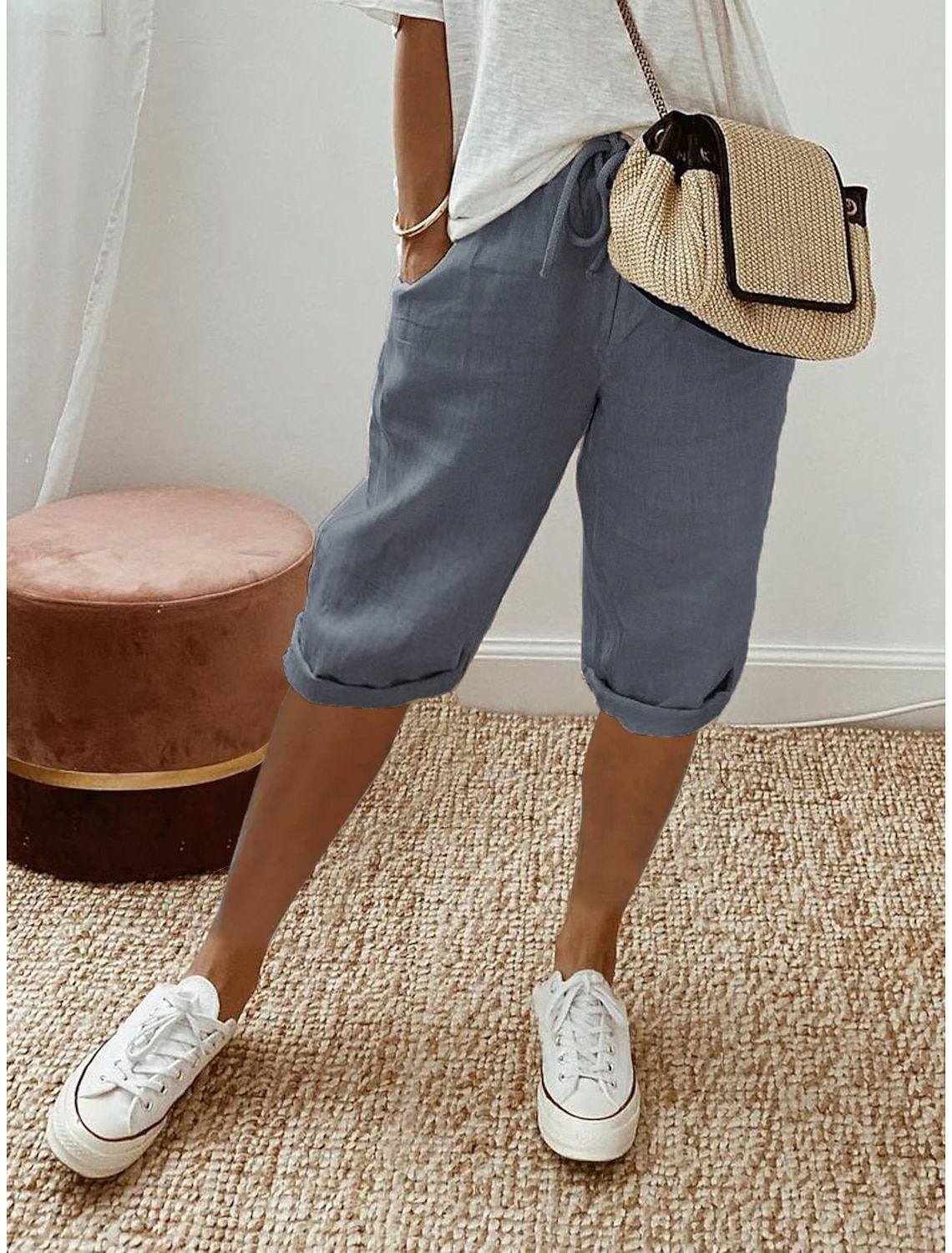 Brielle | Women's Relaxed Capri Pants – Comfortable Fit