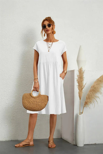 Elle | Women's Casual Pocket Dress – Casual