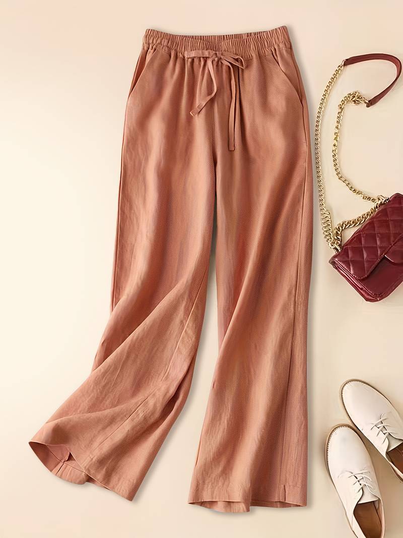 Lorraine | Women's Relaxed Drawstring Pants – Comfortable Fit