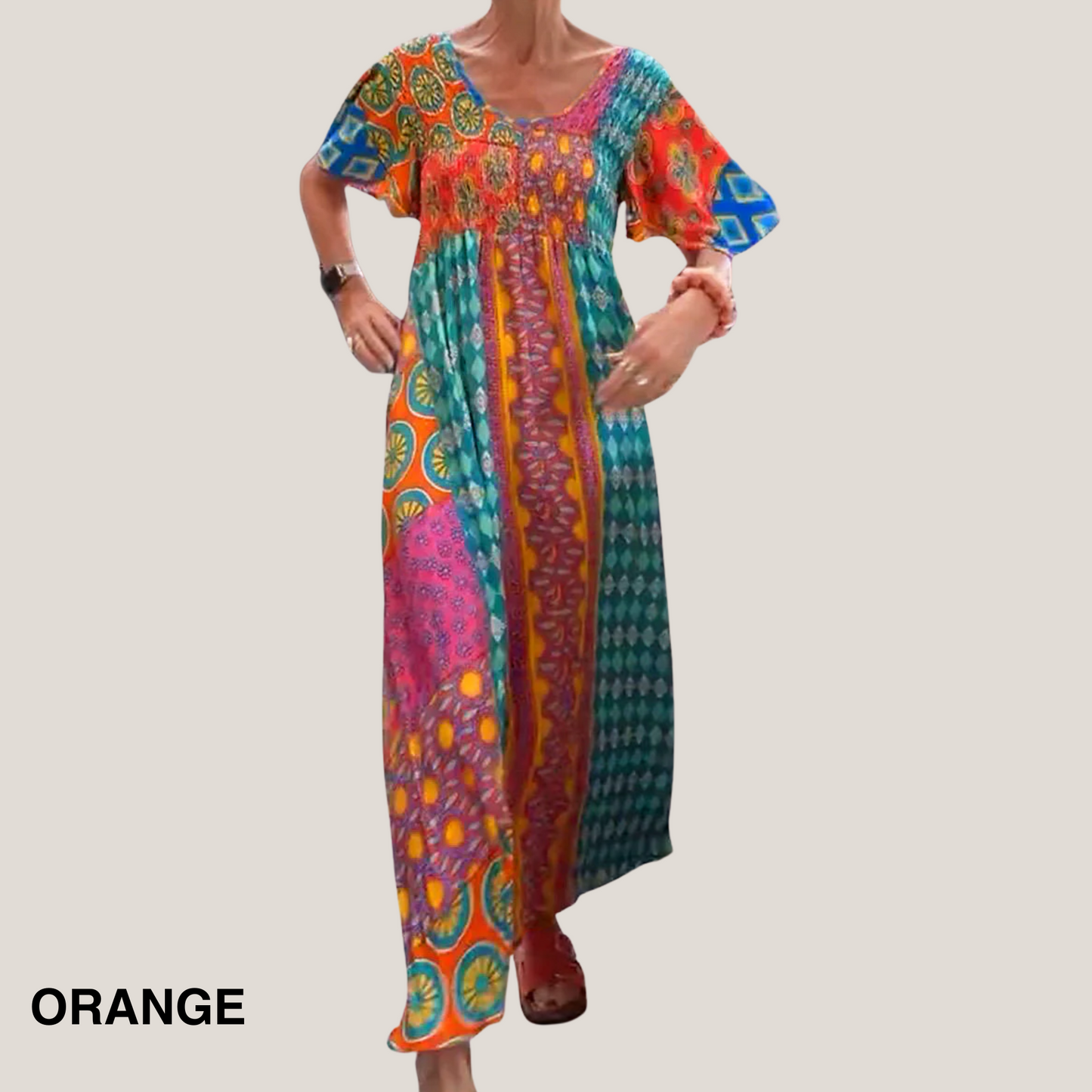 Judith | Women's Elegant Paisley Midi Dress – Midi, Elegant
