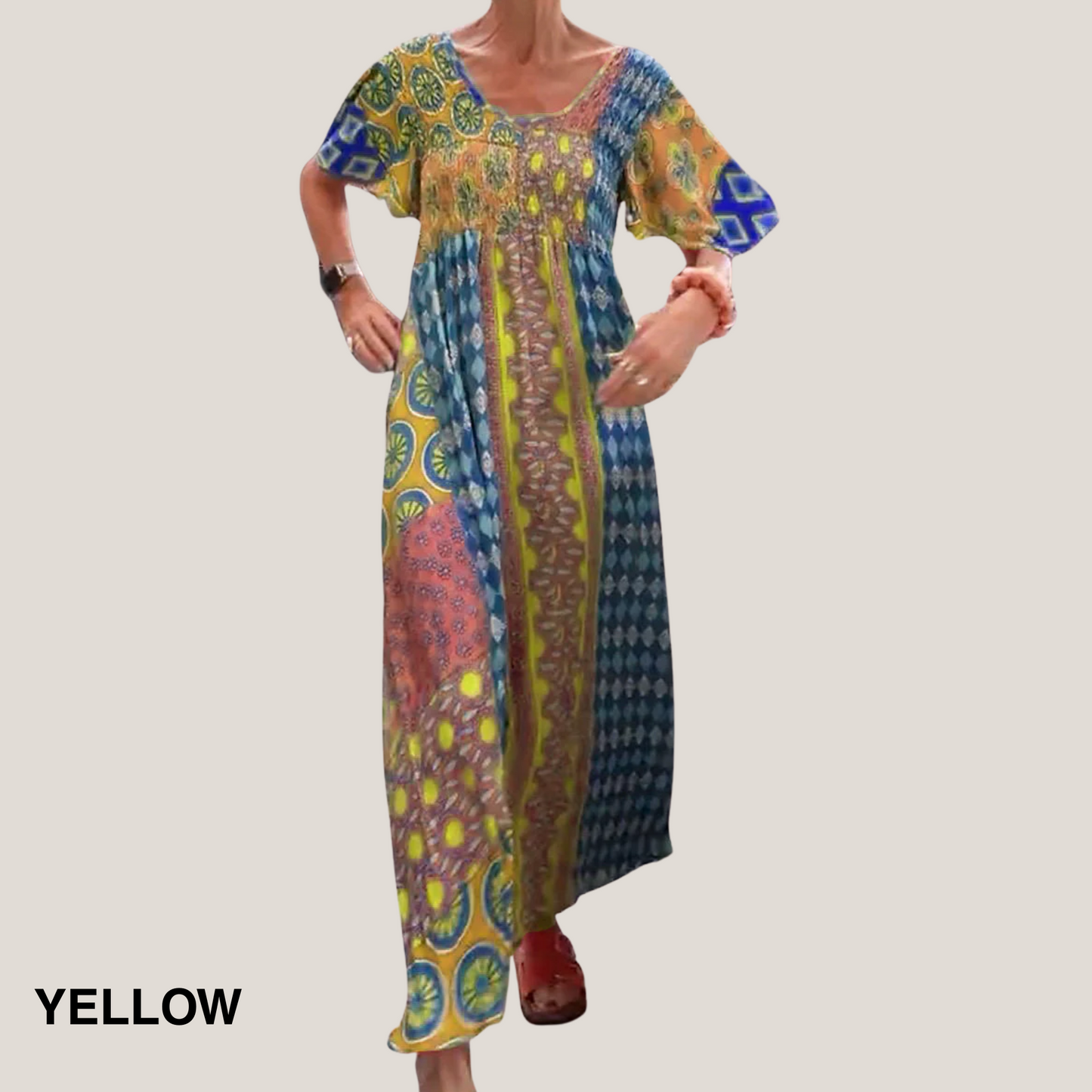 Judith | Women's Elegant Paisley Midi Dress – Midi, Elegant