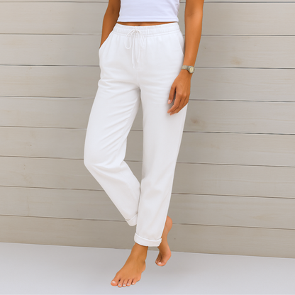 Denise | Women's Premium Breathable Pants with Elastic Waist – Comfortable Fit