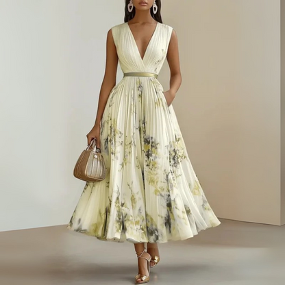 Ivy | Women's Flowy Sleeveless Summer Maxi Dress – Maxi, Sleeveless
