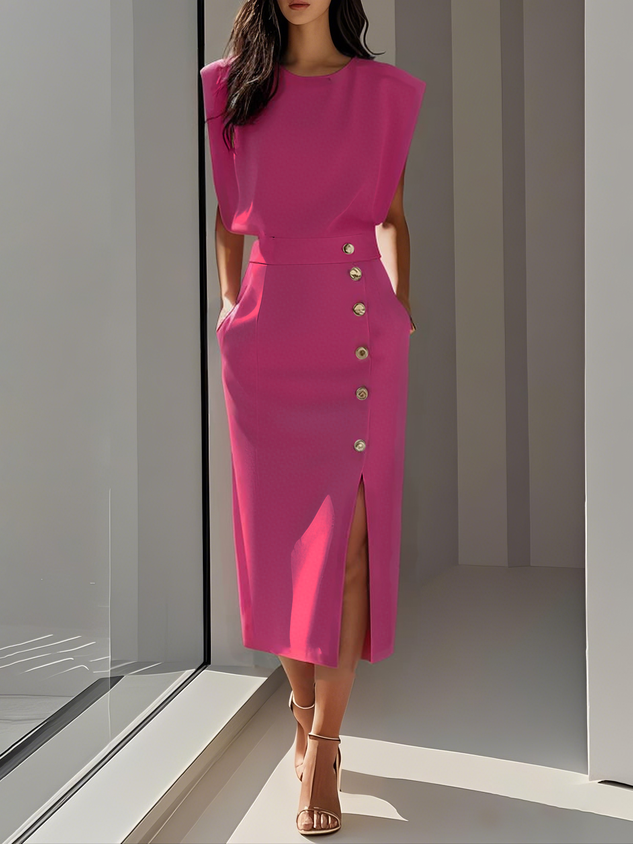 Beverly | Women's Effortless Charm Midi Dress