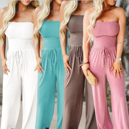 Lynn | Women's Trendy Off-Shoulder Jumpsuit – One-Piece