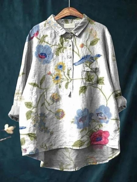 Alexa | Women's Floral Blouse – Floral Print, Casual