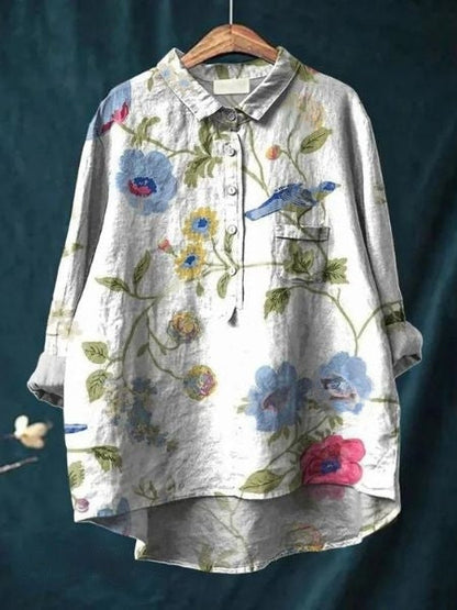 Alexa | Women's Floral Blouse – Floral Print, Casual