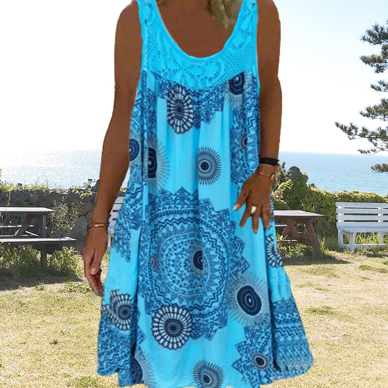 Janelle | Women's Sleeveless Summer Dress – Sleeveless, Summer
