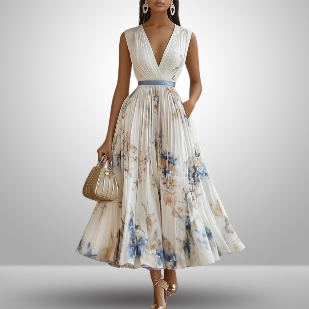 Ivy | Women's Flowy Sleeveless Summer Maxi Dress – Maxi, Sleeveless