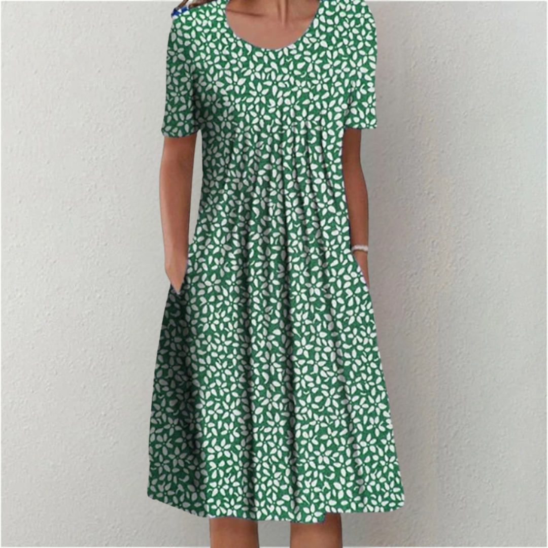Desiree | Women's Stylish and Casual Floral Dress with Pockets – Floral Print, Casual