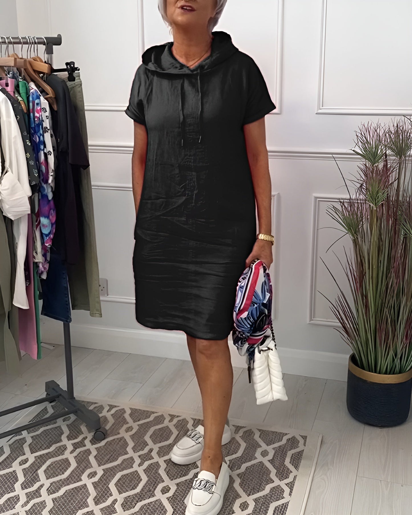 Kathy | Women's Relaxed Hoodie Dress
