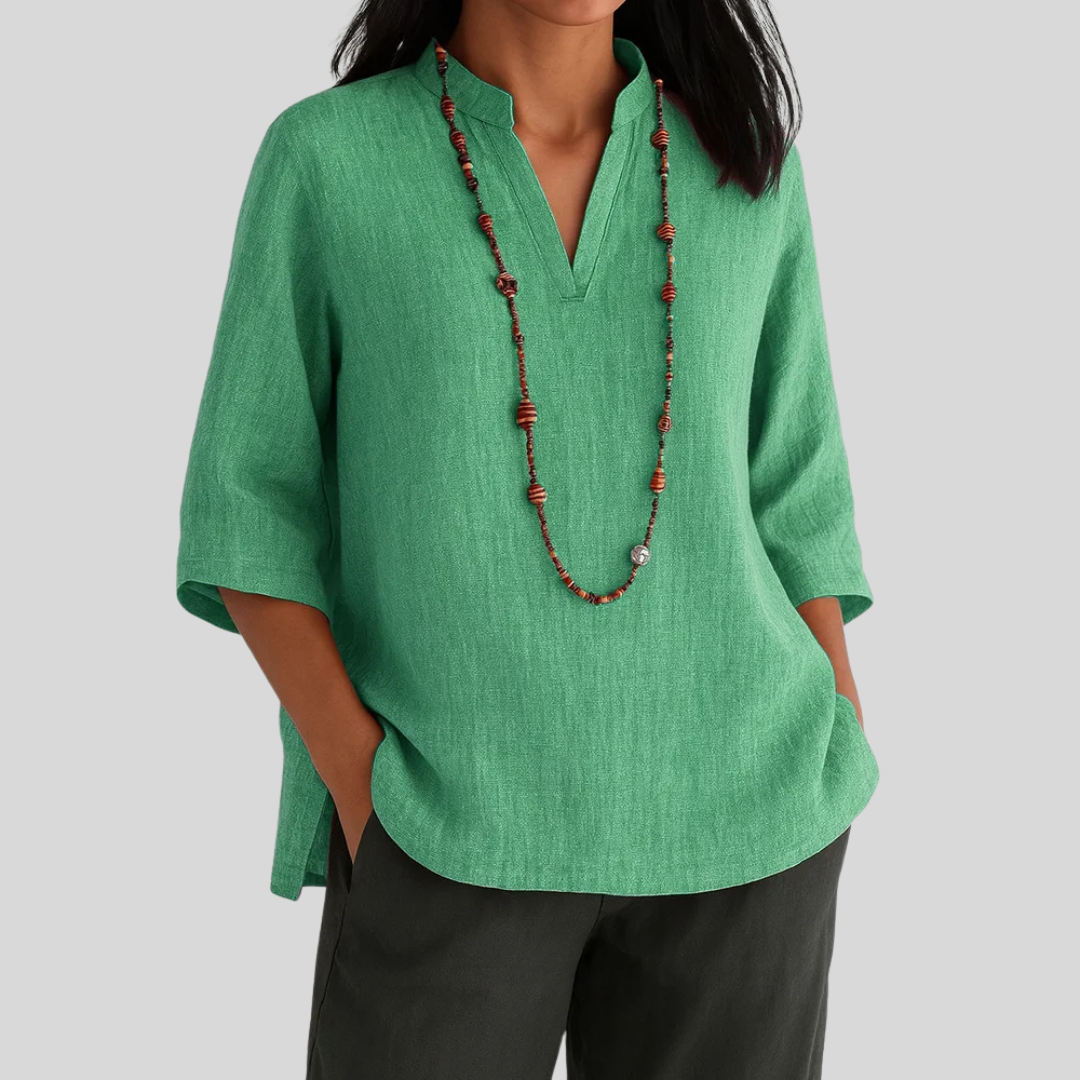Maribel | Women's Blouse with relaxed elegance – Casual