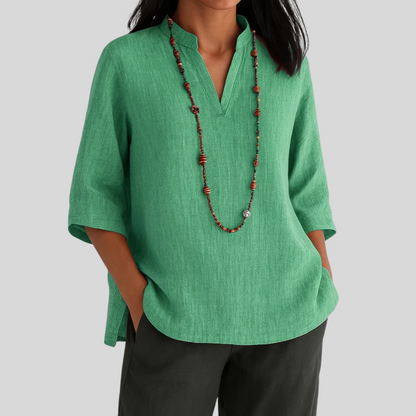 Maribel | Women's Blouse with relaxed elegance – Casual