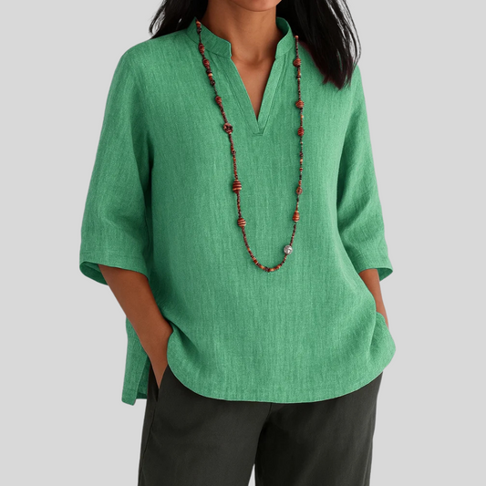 Maribel | Women's Blouse with relaxed elegance – Casual