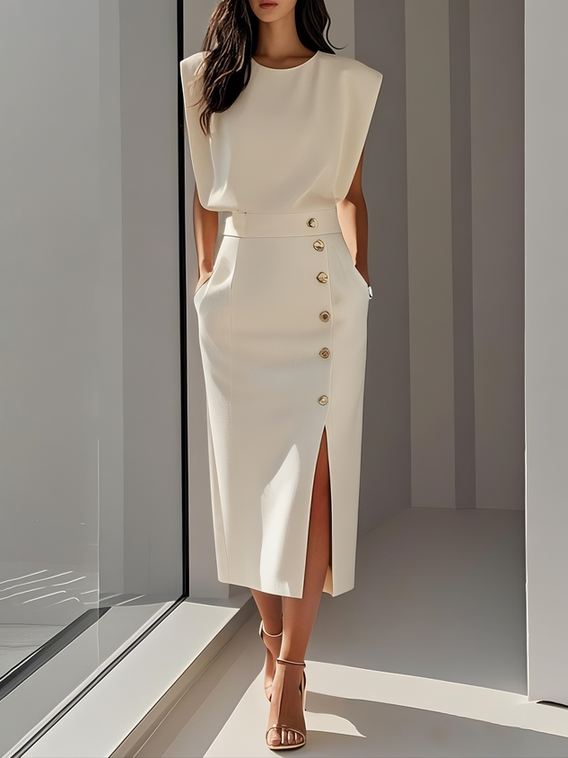 Beverly | Women's Effortless Charm Midi Dress