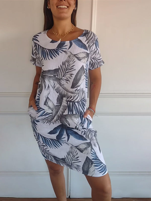 Renee | Women's Comfortable Dress with Round Neck
