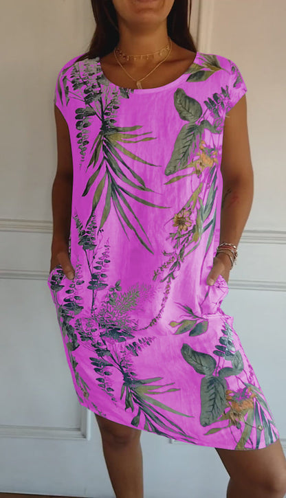 Renee | Women's Comfortable Dress with Round Neck