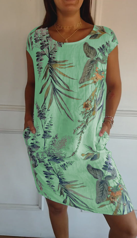 Renee | Women's Comfortable Dress with Round Neck