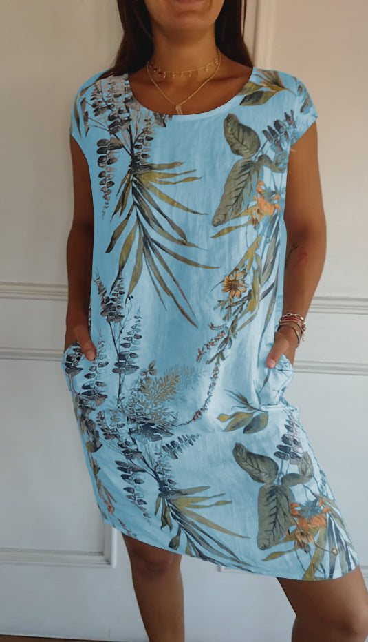 Renee | Women's Comfortable Dress with Round Neck