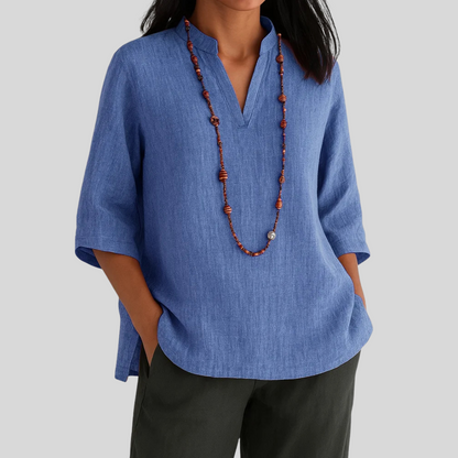 Maribel | Women's Blouse with relaxed elegance – Casual
