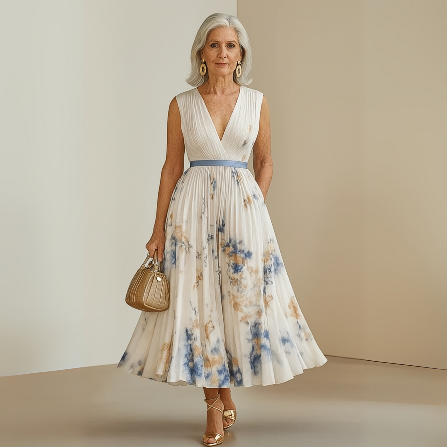 Ivy | Women's Flowy Sleeveless Summer Maxi Dress – Maxi, Sleeveless