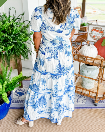 Valerie | Women's Classic Toile Maxi – Maxi
