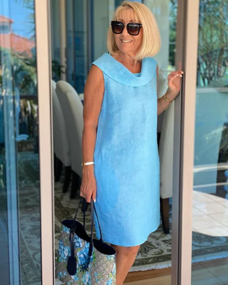 Lydia | Women's Lightweight Dress with Stylish Neckline