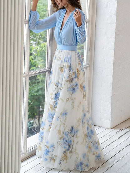 Harriet | Women's Maxi Dress with Dazzling Floral Print – Maxi, Floral Print
