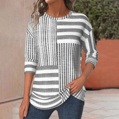 Gail | Women's Striped Comfort Blouse – Striped, Casual