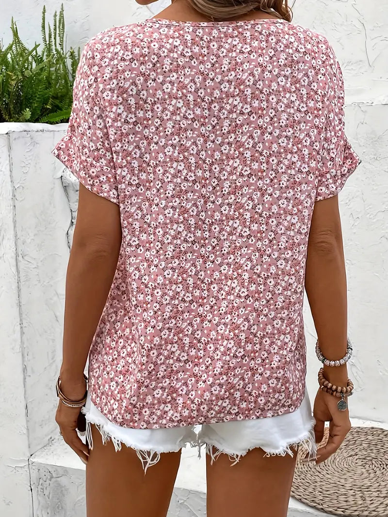Sharon | Women's Chic Floral Print Blouse – Floral Print, Casual