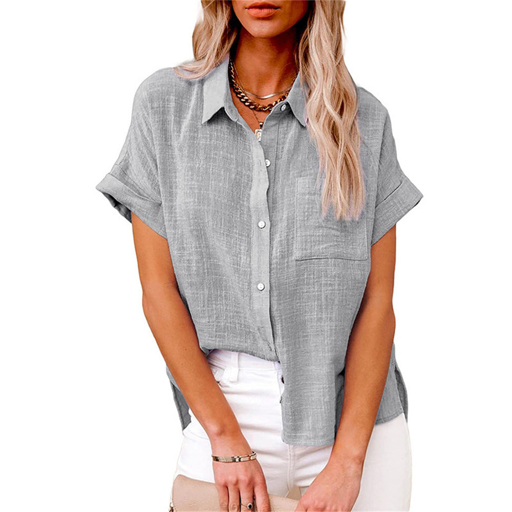 Judith | Women's Lightweight Shirt with Front Pocket – Classic
