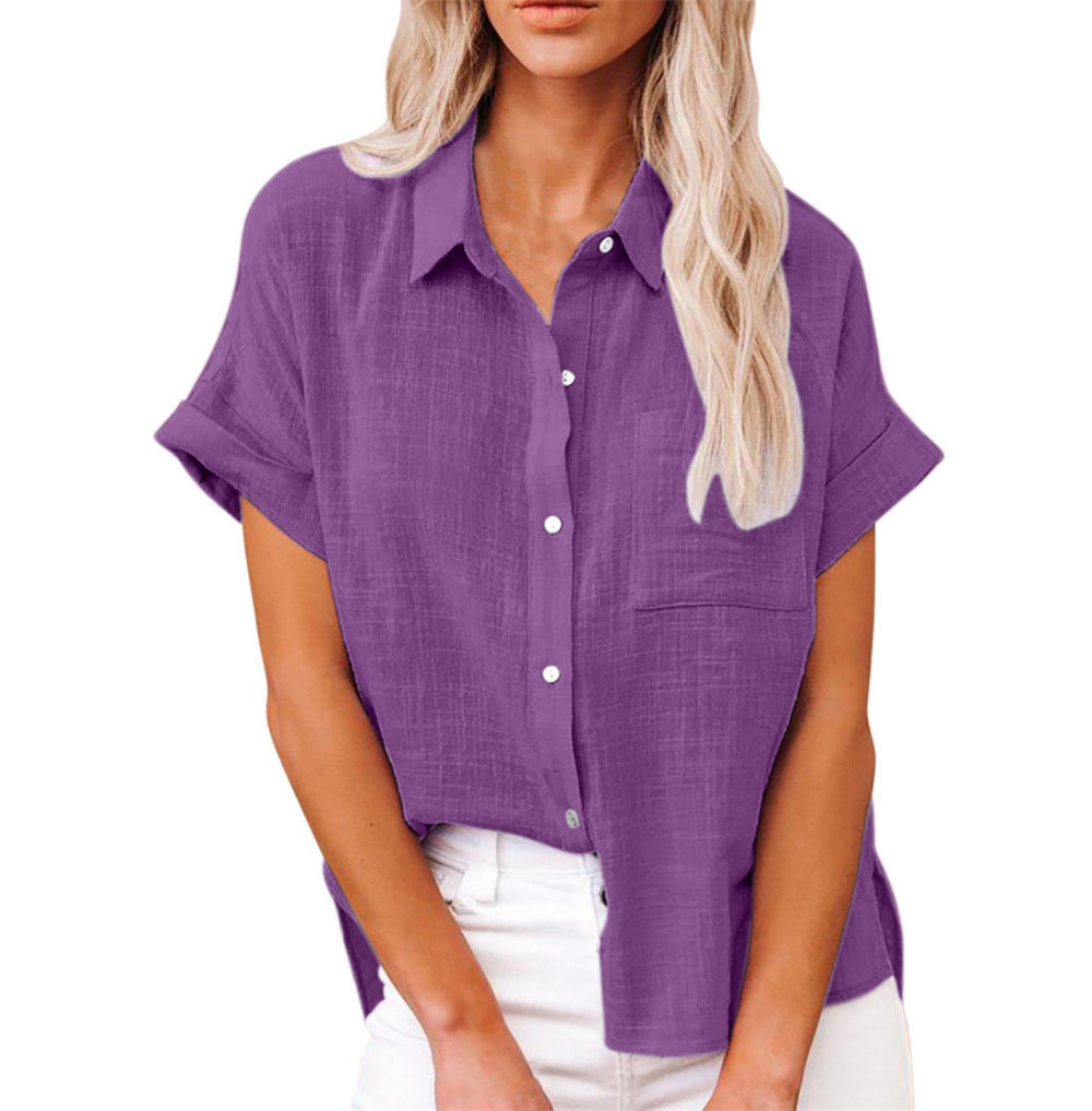Judith | Women's Lightweight Shirt with Front Pocket – Classic