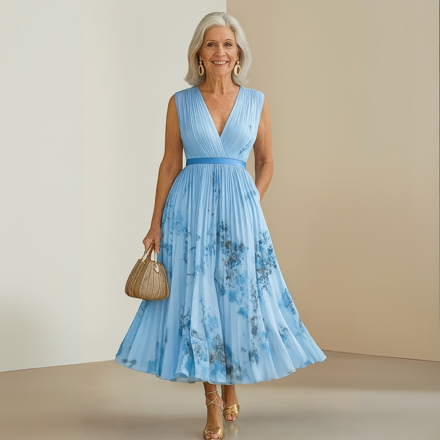 Ivy | Women's Flowy Sleeveless Summer Maxi Dress – Maxi, Sleeveless
