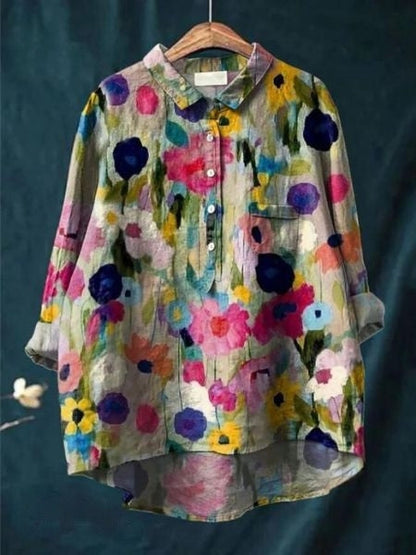 Alexa | Women's Floral Blouse – Floral Print, Casual