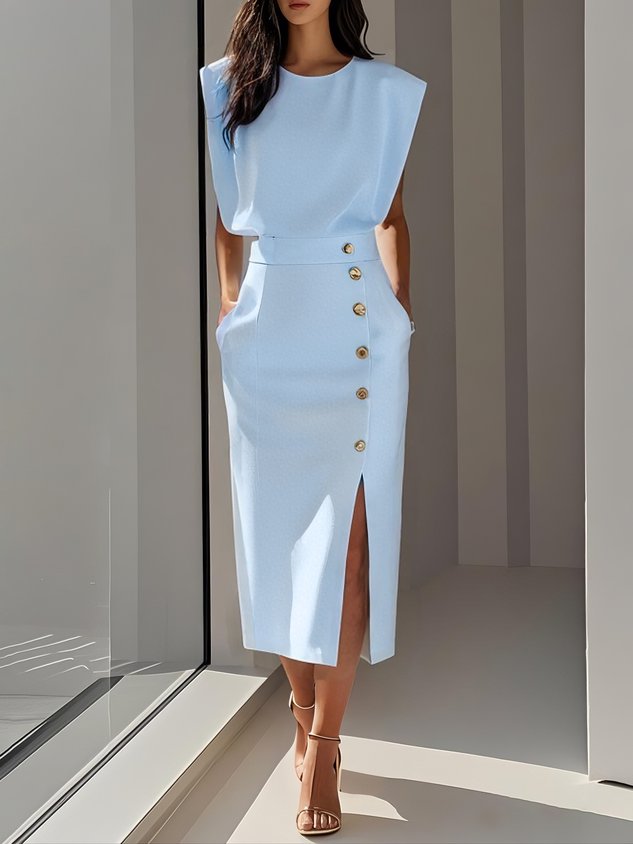Beverly | Women's Effortless Charm Midi Dress