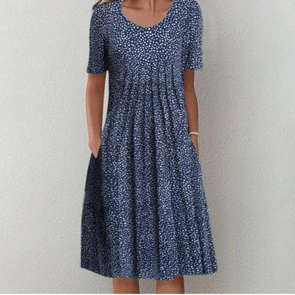 Desiree | Women's Stylish and Casual Floral Dress with Pockets – Floral Print, Casual