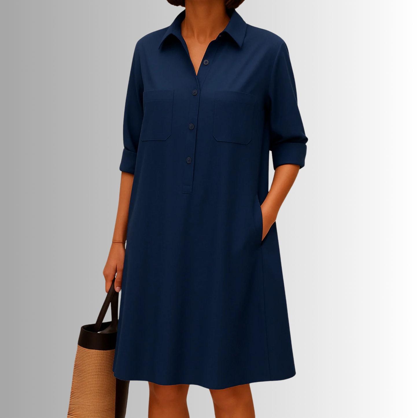 Florita | Women's Lightweight Button Dress