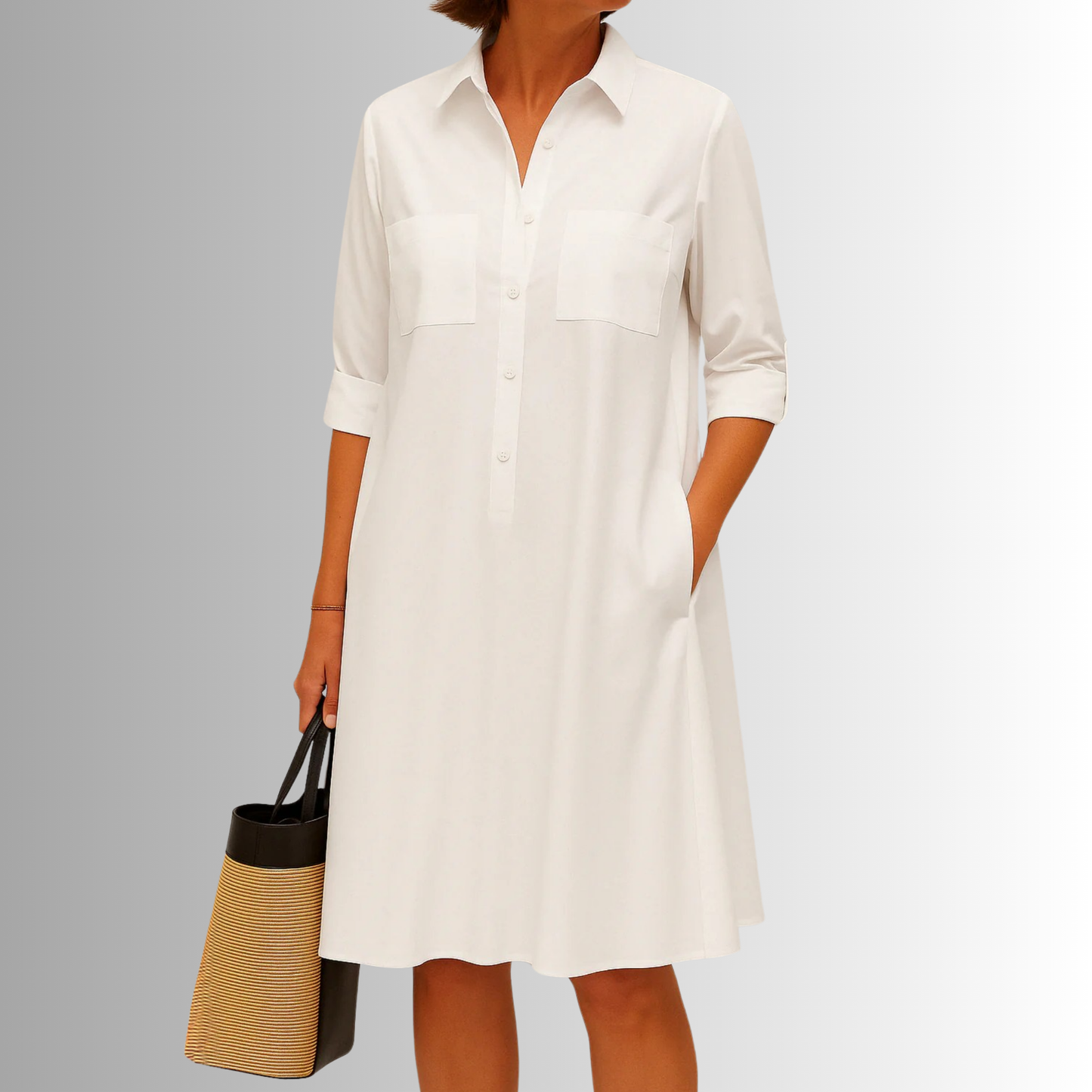 Florita | Women's Lightweight Button Dress