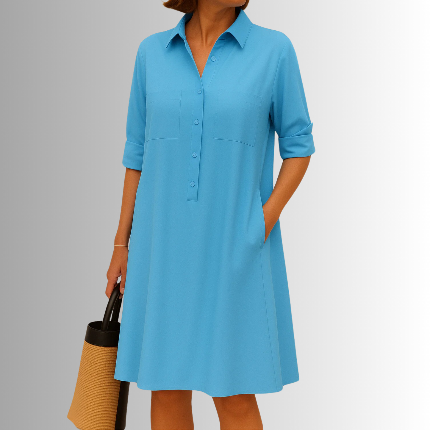 Florita | Women's Lightweight Button Dress