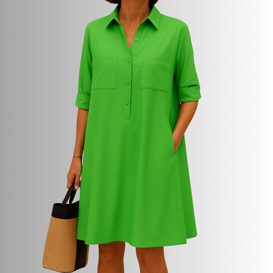 Florita | Women's Lightweight Button Dress