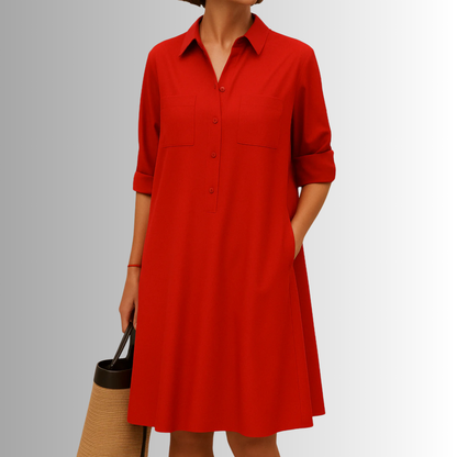 Florita | Women's Lightweight Button Dress