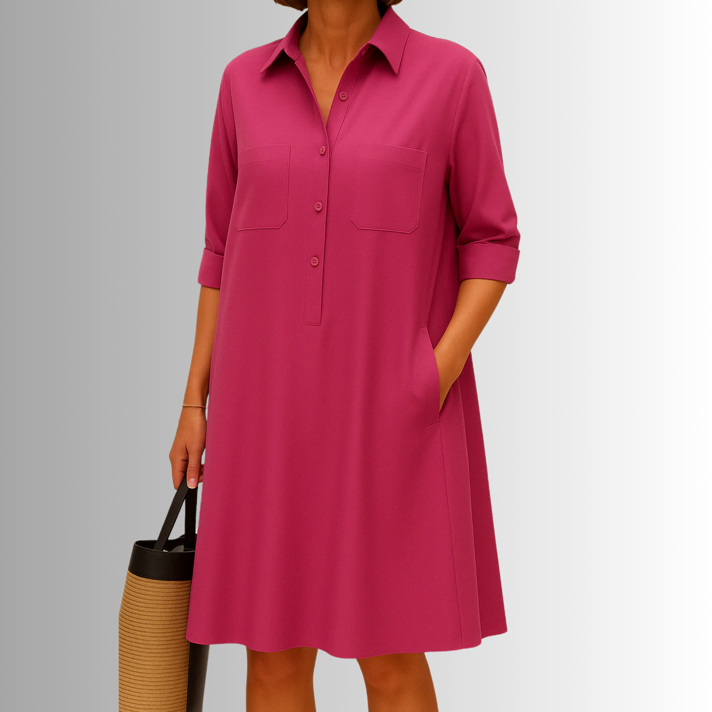 Florita | Women's Lightweight Button Dress