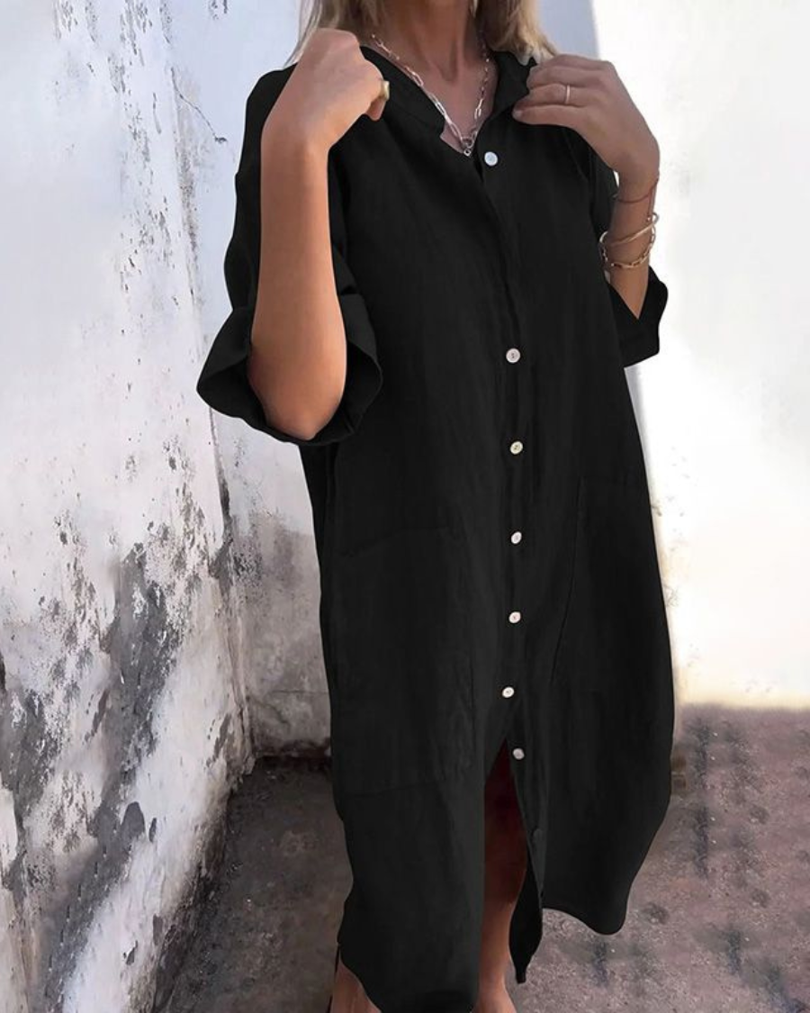 Wendy | Women's Boho Shirt Dress – Classic