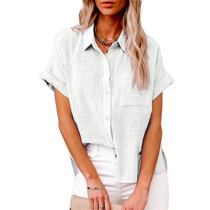 Judith | Women's Lightweight Shirt with Front Pocket – Classic