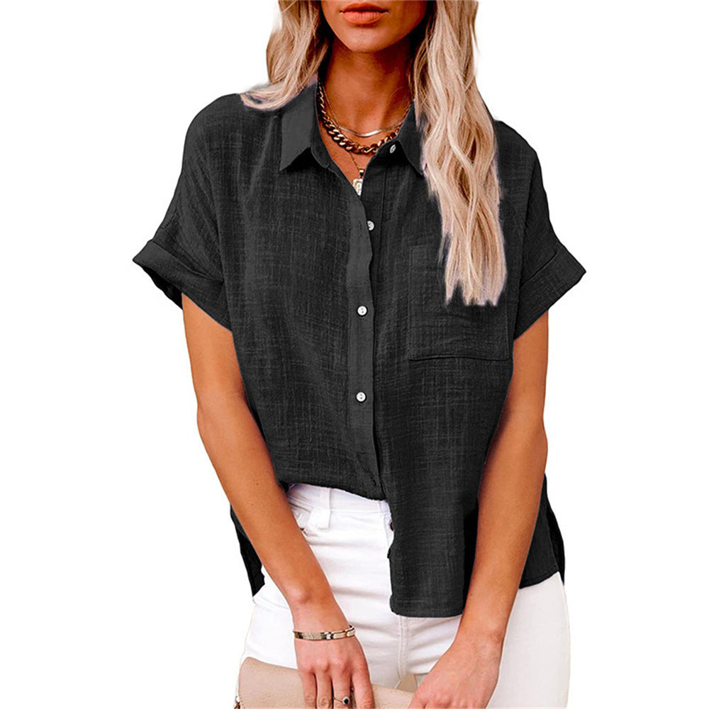 Judith | Women's Lightweight Shirt with Front Pocket – Classic