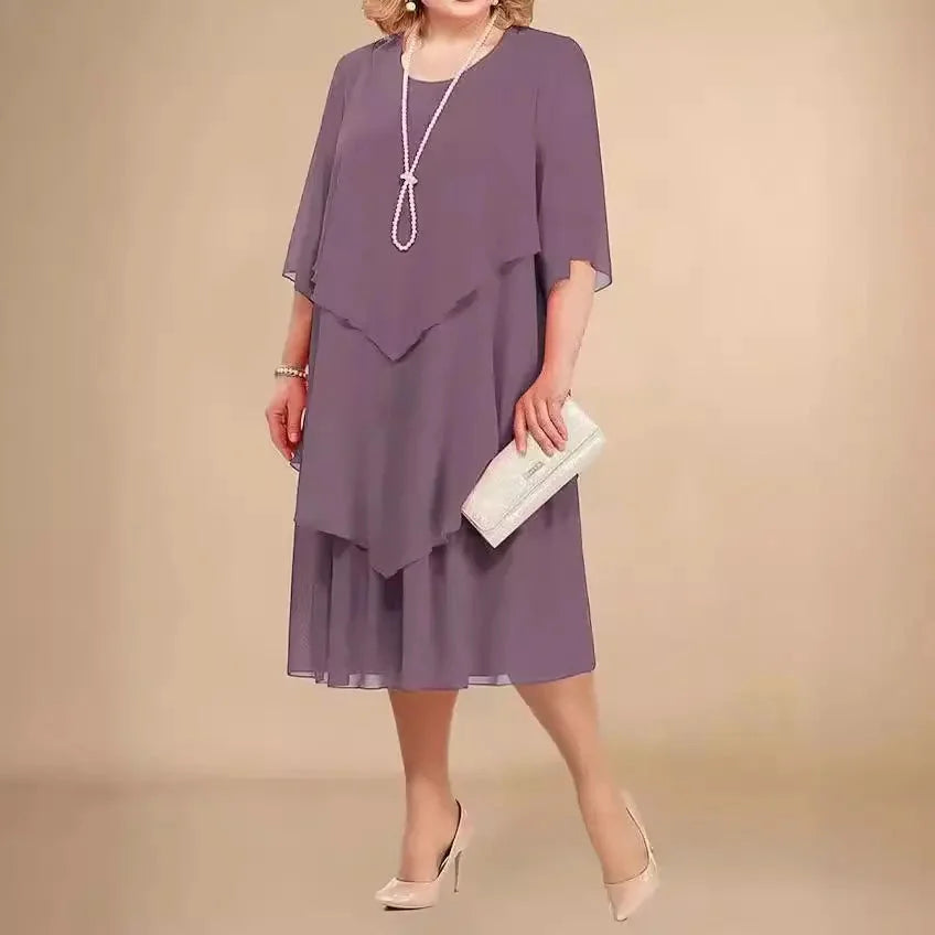 Rosalie | Women's Elegant Chiffon Dress – Chiffon, Elegant