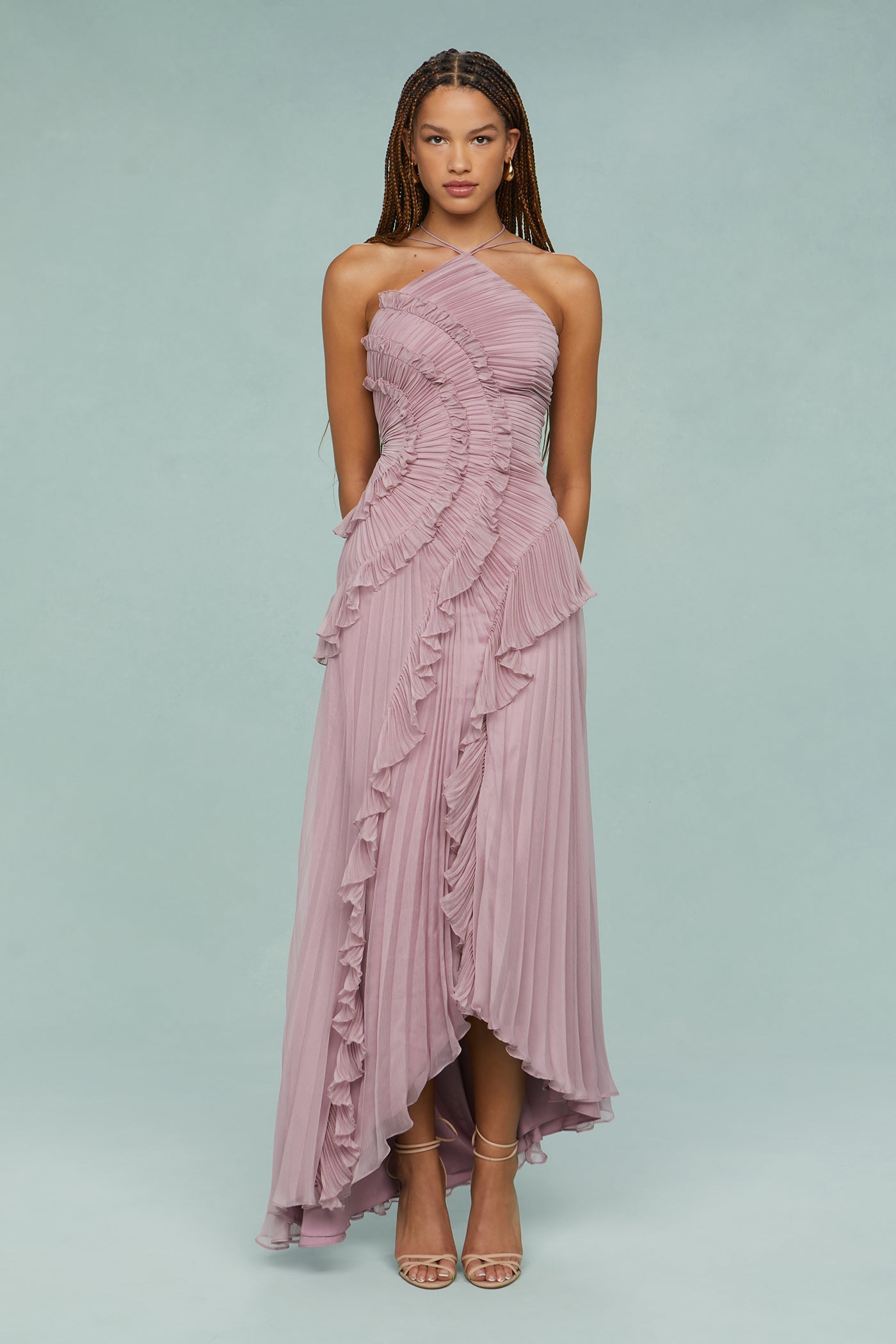 Kathleen | Women's Elegant Halter Dress – Elegant
